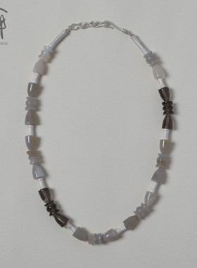 OLIO E ACETO 玛瑙茶晶果实项链