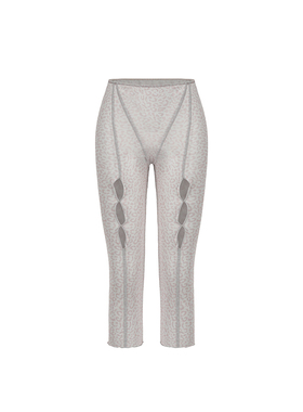 RUI built 26春夏 豹纹网纱镂空裤袜