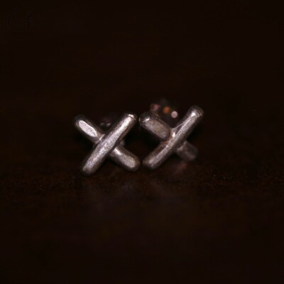 m.a+ 十字止动耳环 耳钉系列