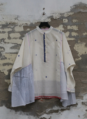 EKA KOTA 26春夏 多色手工印花KOTA宽松版型前襟上衣