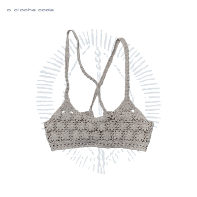 o cloche code 26SS 假日手钩花吊带