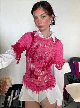 70%OFF CONSTANÇA ENTRUDO 编织解构T恤