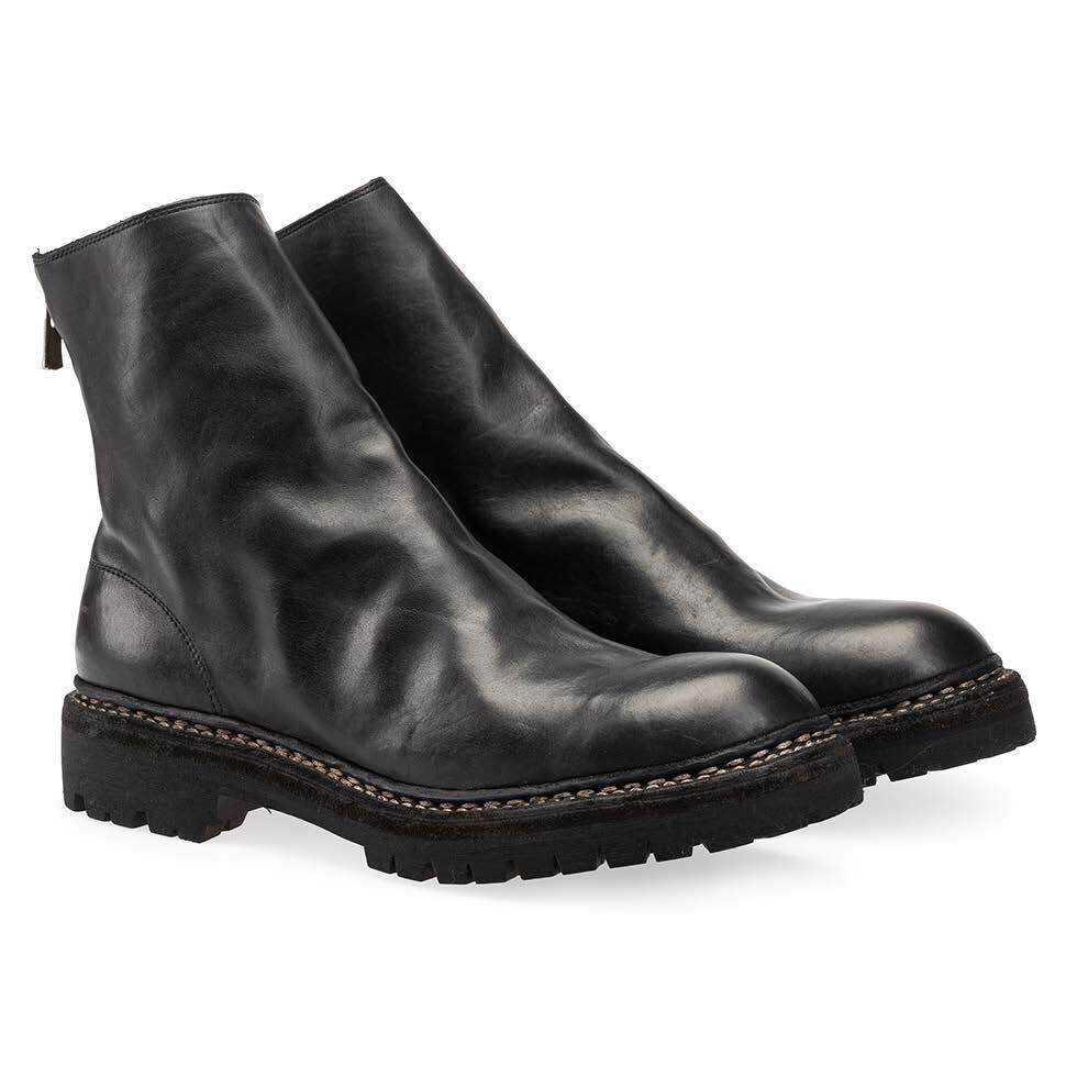 GUIDI 796v 马皮后拉链靴 意大利 工匠
