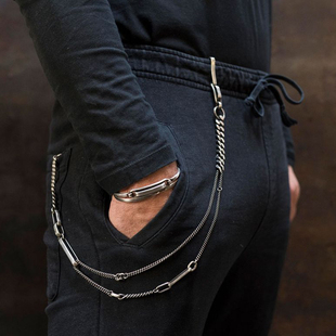 WERKSTATT MUNCHEN 钥匙扣混合链 裤链