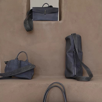 Tagliovivo吉非棕色条纹斜挎包