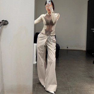 RUI built 围裹式度假休闲长裤