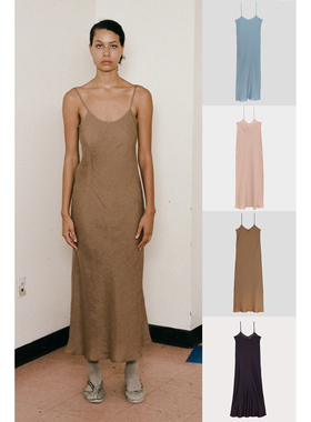 BASERANGE 亚麻迪丁吊带连衣裙 葡萄牙 commonplace 买手店