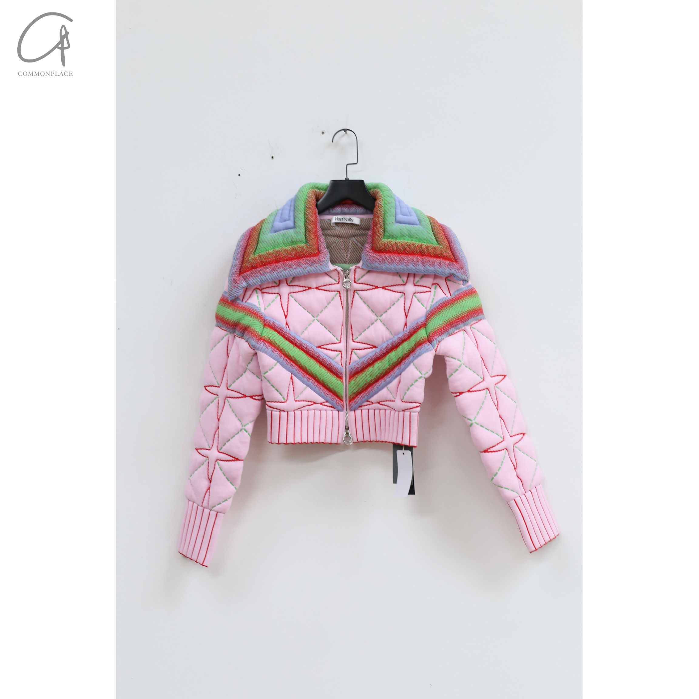 NANKNITS星形图案膨体短外套