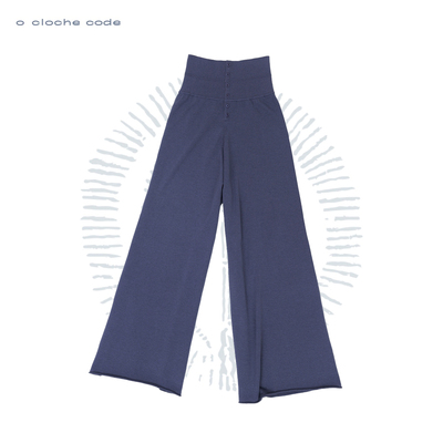 o cloche code 25秋冬 高腰阔腿裤美利奴羊毛针织