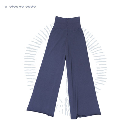 o cloche code 25秋冬 高腰阔腿裤美利奴羊毛针织