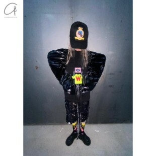 50%OFF Walter Van Beirendonck 圆形褶边装饰字母刺绣短袖T恤