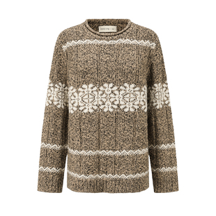 SWAYING 25秋冬  费尔岛提花大毛衣