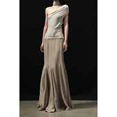 OUDE WAAG 拼接铜氨丝鱼尾裙系列