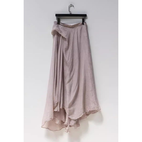 不规则微皱蚕丝初恋半身裙