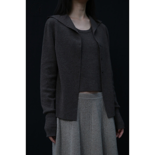 羊绒假两件开衫 40%OFF SWAYING