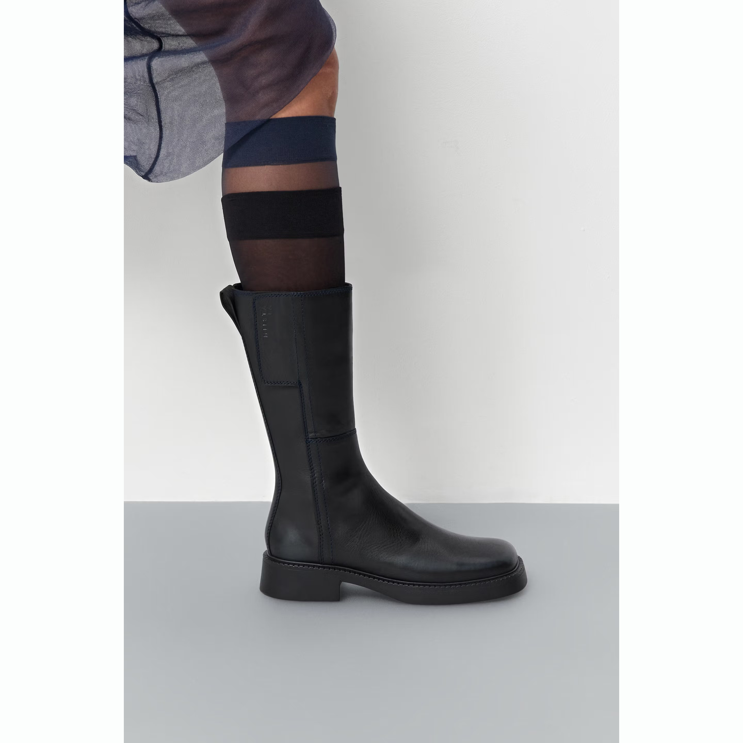 Miista 25秋冬 Idoya 海军蓝黑中筒靴子 西班牙