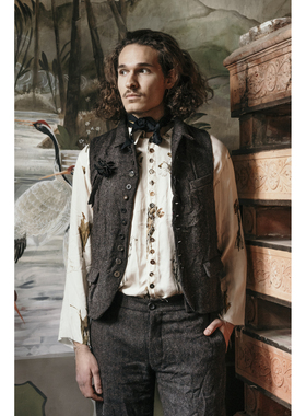 ARCHIVIO J.M.Ribot  单排扣马甲 意大利 common place