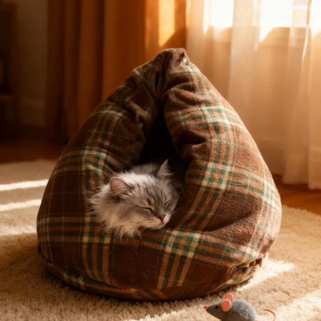 防羊绒鸡屁股粽子猫窝纯手工制作diy定制冬季保暖加厚高级可拆洗,宠物/宠物食品及用品,猫窝/屋/帐篷/沙发,淘宝优惠券,粉丝福利购,淘宝优惠卷