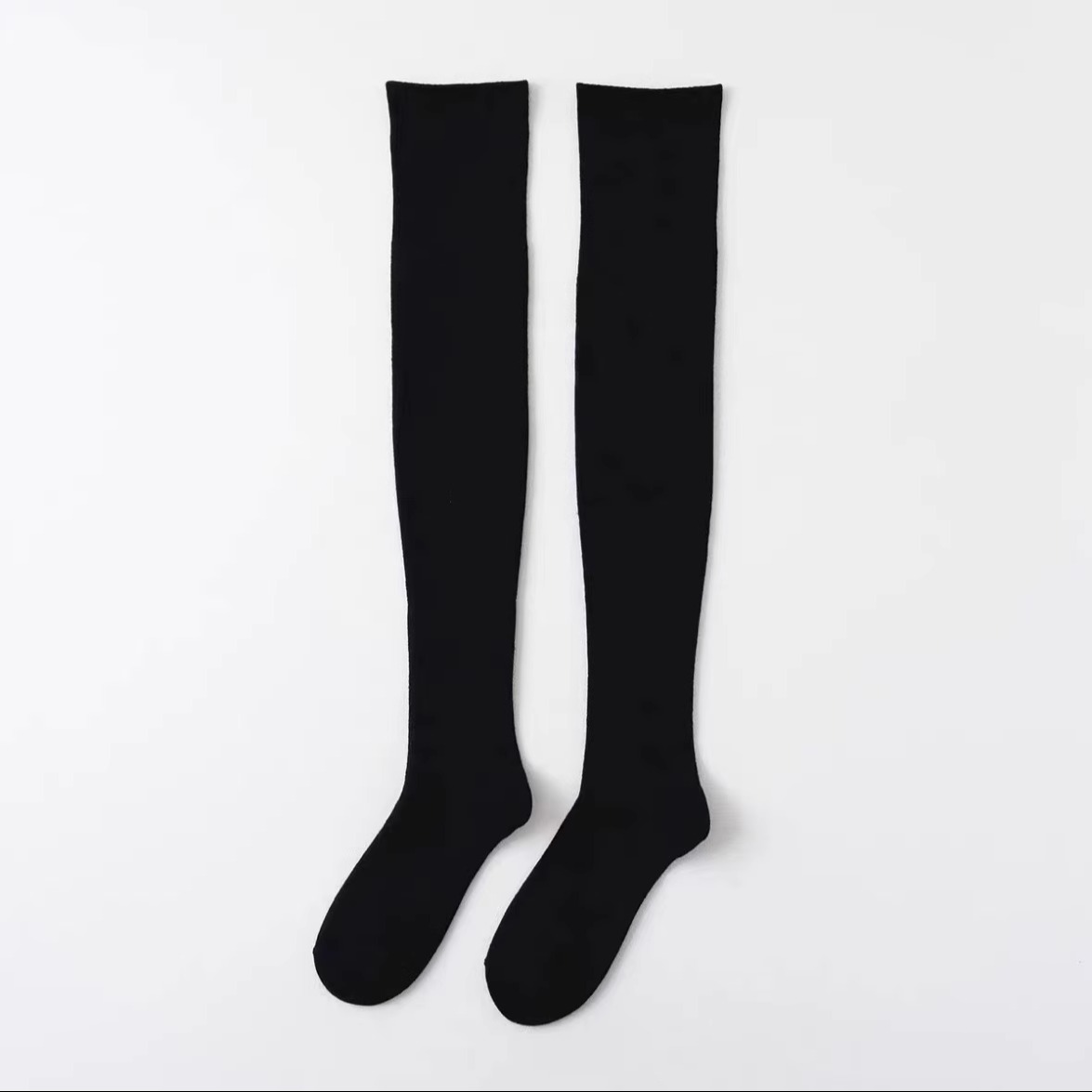 保暖小物件羊绒长筒袜F339