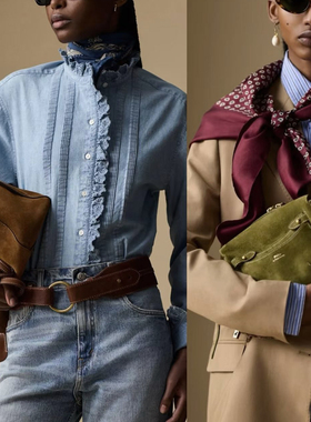 精致考究法式立领棉质蕾丝刺绣花边风琴褶进口纯棉牛仔衬衫D538