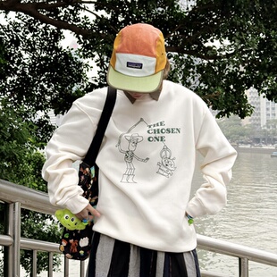 日单Grace golbal玩具总动员Toystory胡迪三眼仔情侣中性款卫衣