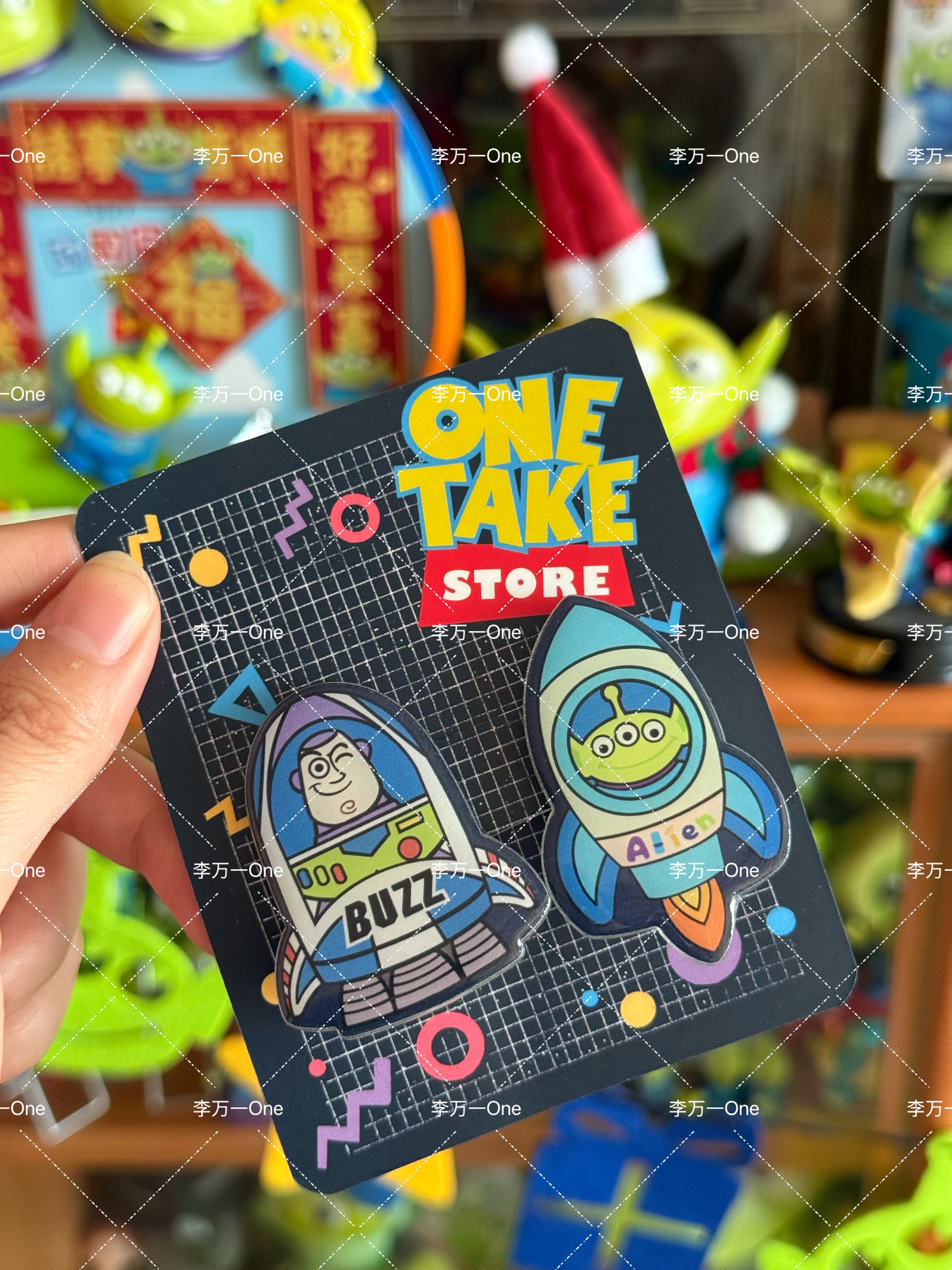 原创玩具总动员三眼仔巴斯光年火箭发夹对夹刘海夹侧边夹发饰