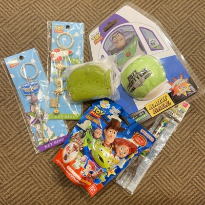 日本玩具总动员toystory浴球盲袋巴斯光年浴球小物包钥匙扣合集