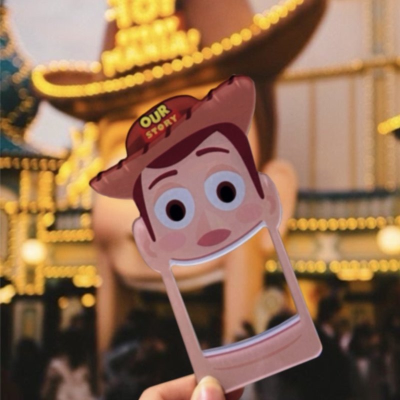 原创玩总toystory胡迪大板牙富士宝利来拍立得相框冰箱贴图片
