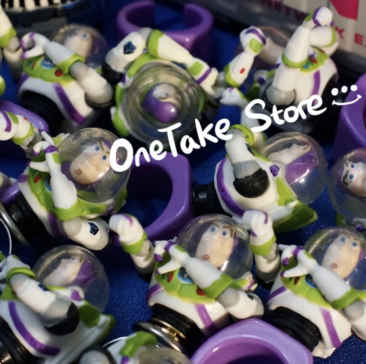 原创玩具总动员巴斯光年旋转戒指男戒女戒情侣戒指情人礼物戒指