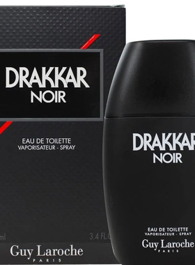 Guy Laroche DRAKKAR NOIR姬龙雪黑色达卡男士淡香水100ml法国绅