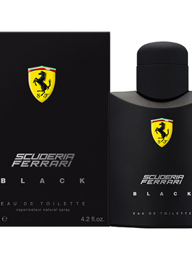 Ferrari BLACK法拉利黑色男士淡香水125ml喷雾持久清新自然男人味