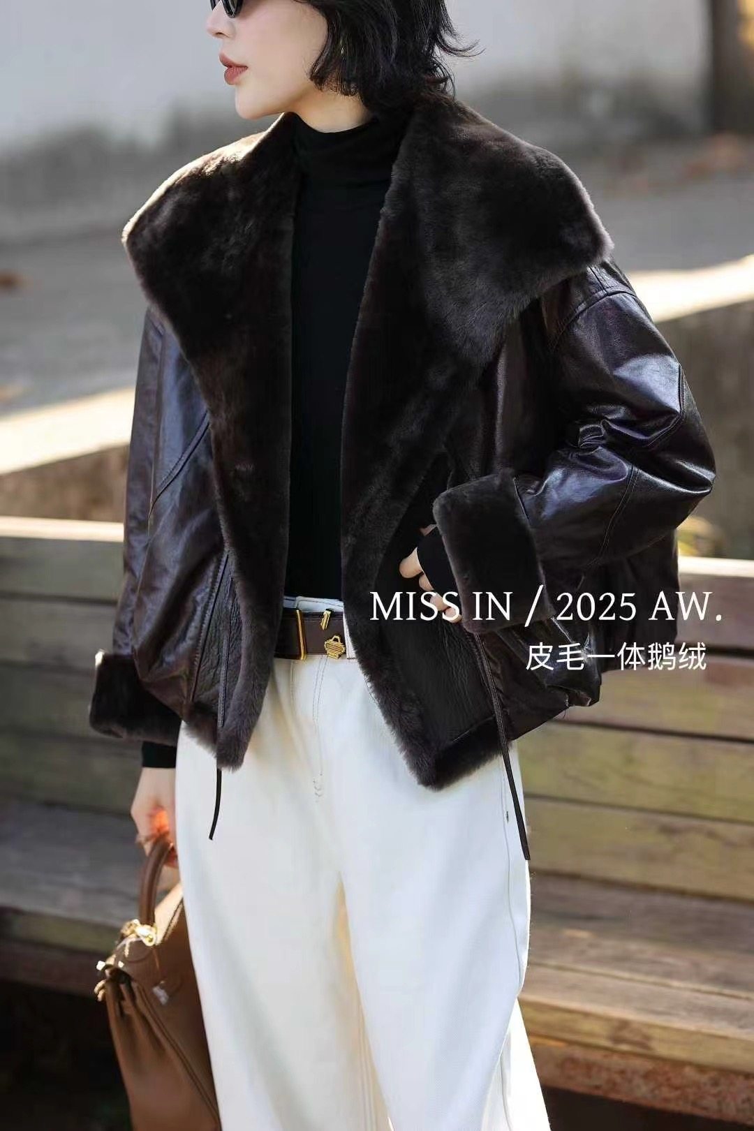 2025新款女装时尚气质百搭绵羊皮皮毛一体鹅绒羽绒服,女装/女士精品,羽绒服,淘宝优惠券,粉丝福利购,淘宝优惠卷