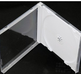 DVD光盘单片白底全透明可插页