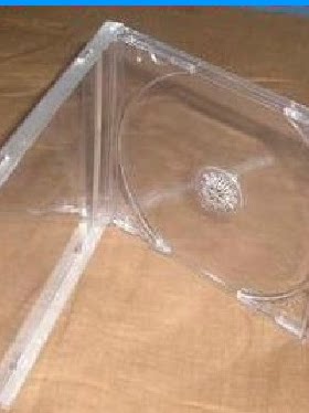 原料透明最厚硬正方形 1碟单片装 光碟盒 07型号光盘盒CD盒DVD盒