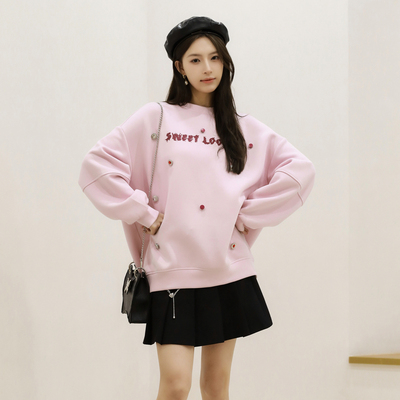 MIXMAX休闲百搭2025卫衣春季新款气质时尚减龄显瘦