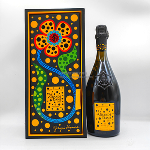 凯歌草间弥生贵妇香槟礼盒装2012年份 联名限量版 单支装