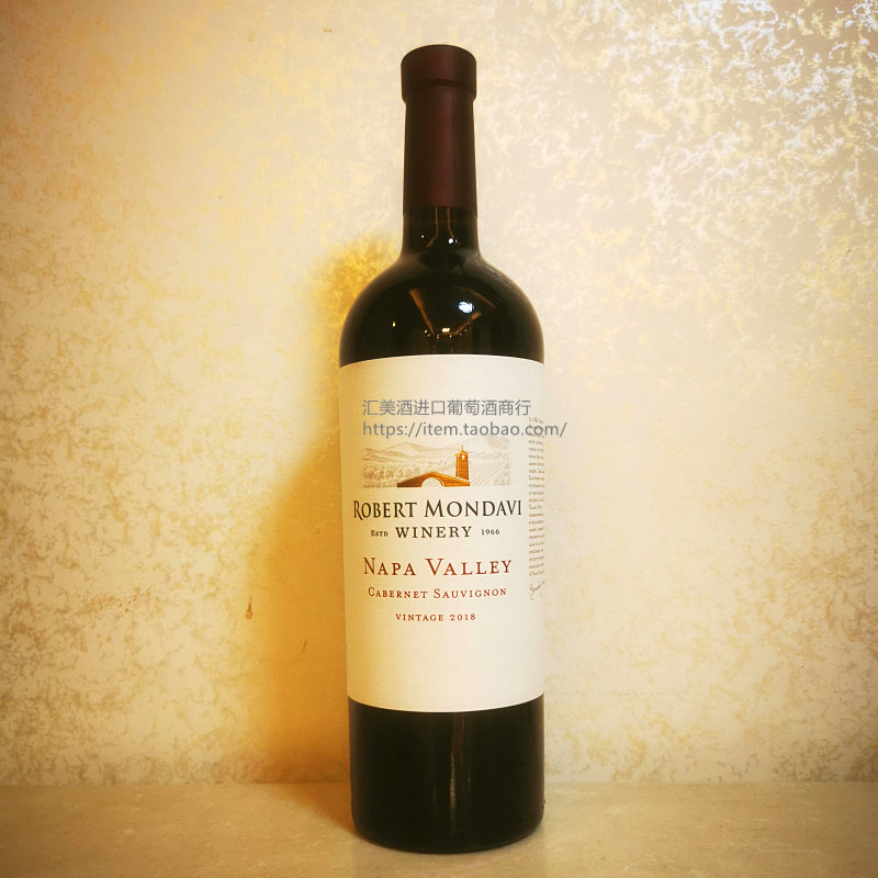 美国进口 蒙大维纳帕谷赤霞珠葡萄酒robert mondavi winery 18年