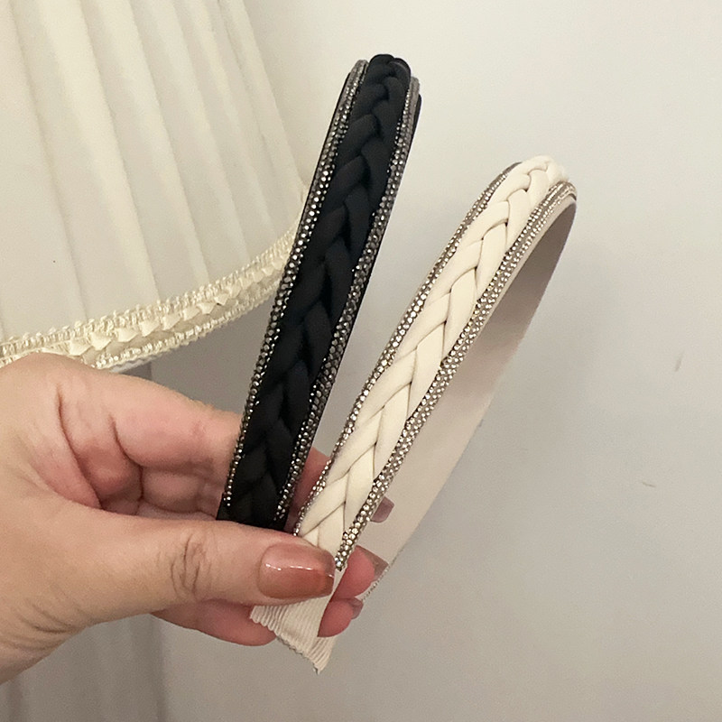 手工编织辫子发箍显发量头箍