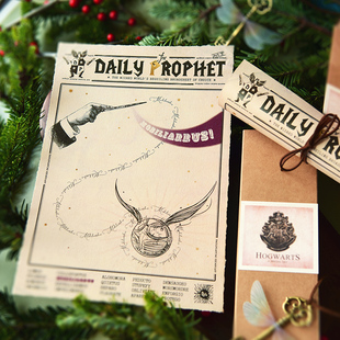 哈利波特霍格沃茨入学通知书誓言卡婚礼高级简约生日礼物结婚证书