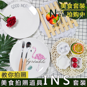 幼儿园食谱拍照烘焙套装拍摄道具