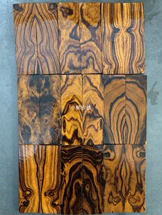 【小熊沙铁】【一物一拍】美国沙漠铁木刀柄料贴片穿心柄手工刀柄