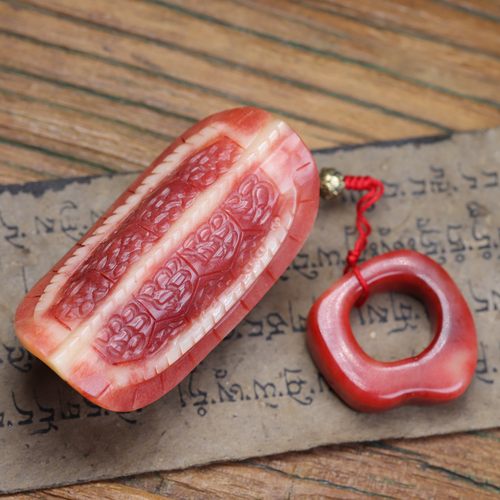 天然骆驼骨富甲天下手把件手工雕刻龟壳驼骨骨玩把件