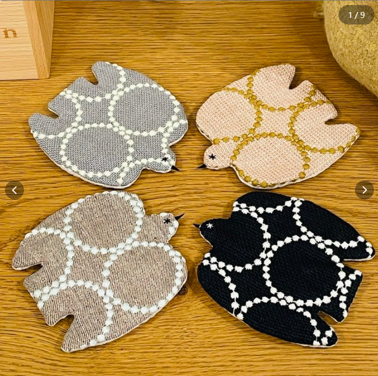 皆川明米mina日本手作杯垫布艺