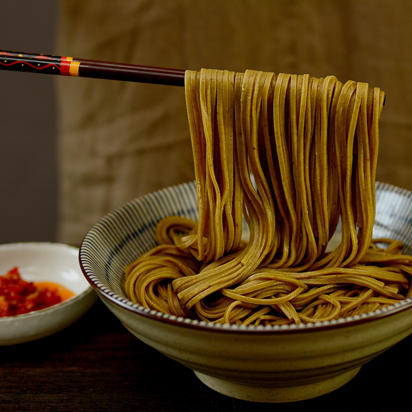 90%黑苦荞面条孕妇主食低脂代餐主食粗粮黑全麦荞麦面苦荞挂面