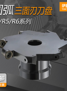圆弧三面刃刀盘TMRP铣刀盘R4 R5 R6 配套RPMT R4 R5 R6铣刀片