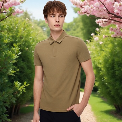 短袖男士青年修身POLO休闲T恤