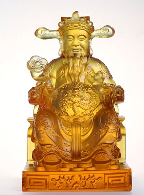 财神爷佛像招财进宝财神摆件大号天禄财神家居风水供奉开业工艺品