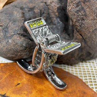 外贸原单高马尾V型抓夹固定神器低丸子头发夹高级水钻夹满25包邮