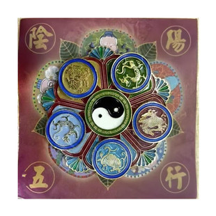 北京文创白塔寺药店神医华佗李时珍孙思邈冰箱贴健康伴手礼物摆件