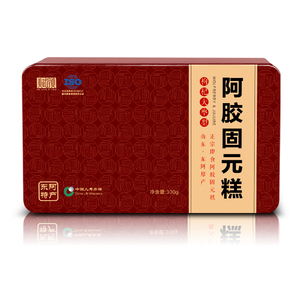 阿胶糕阿胶固元糕即食女士补血东阿原产地女士滋补固元糕铁盒装